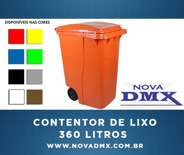 Contentor de Lixo 360 Litros