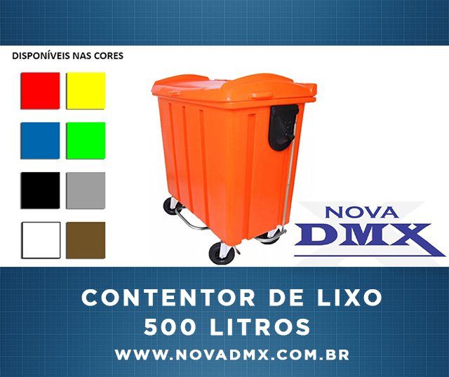 Contentor de lixo 500 litros