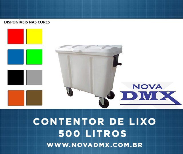 Contentor de lixo 500 Litros