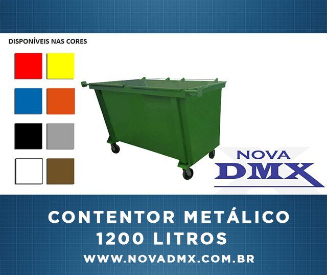 Contentor de Lixo 1200 Litros