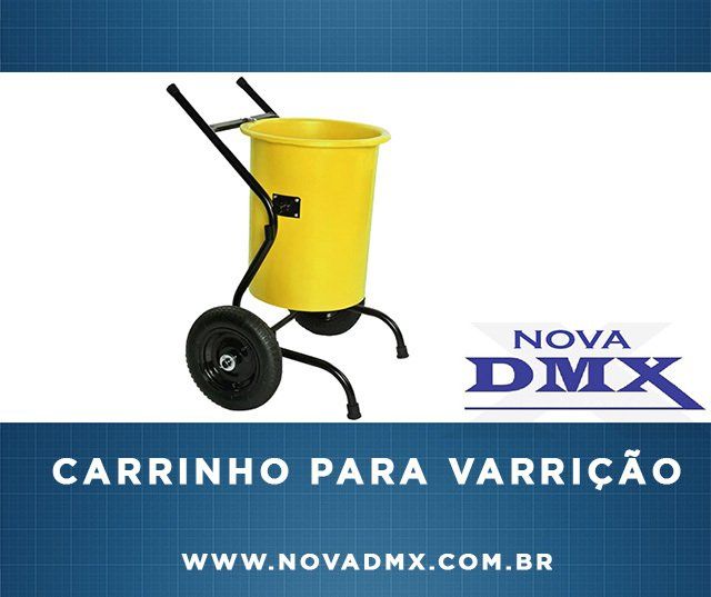 carrinho para varrição