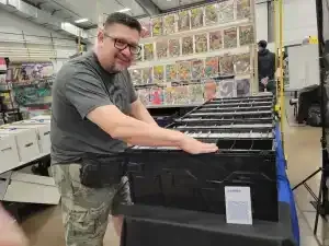 Man Is Standing Next To A Large Black Box — Aurora, CO — All C's Collectibles