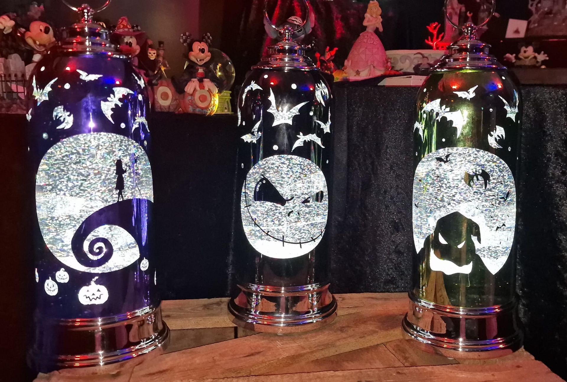 Nightmare before Christmas halloween kandelaars met led verlichting