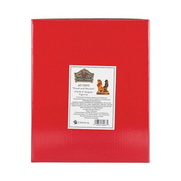 Een rode doos met een label met de tekst 'luxe' erop