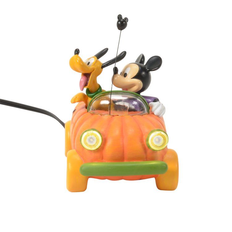 Mickey & Pluto in Pimpkin Car - Disney Village by D56 6013683 Pre order