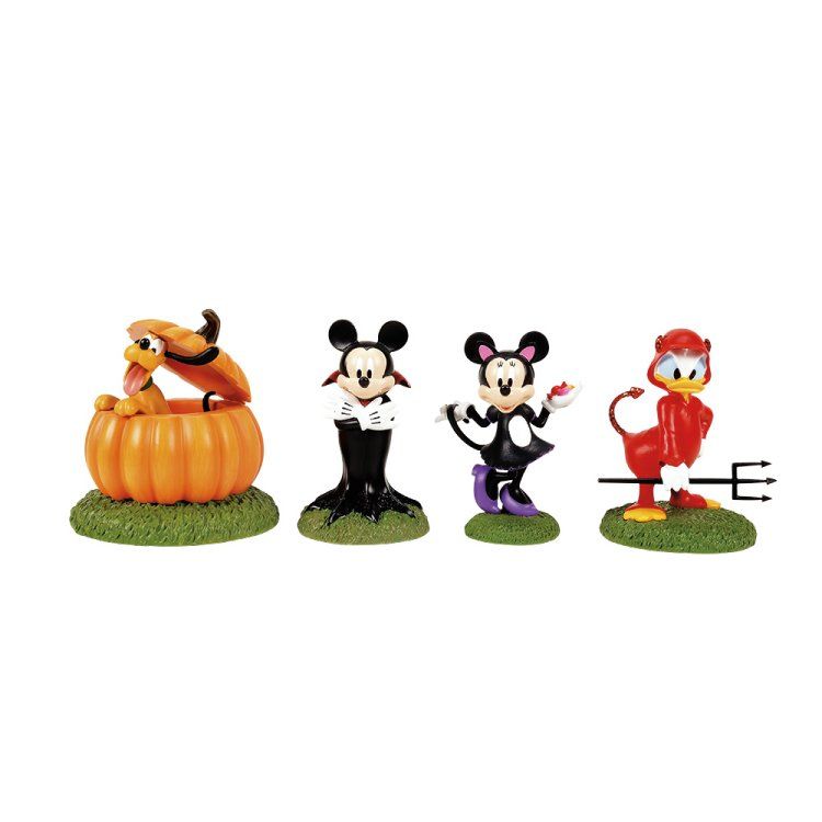 Ready For Tricks & Treats (Set of 4) - Disney Village by D56 6018379 pre order