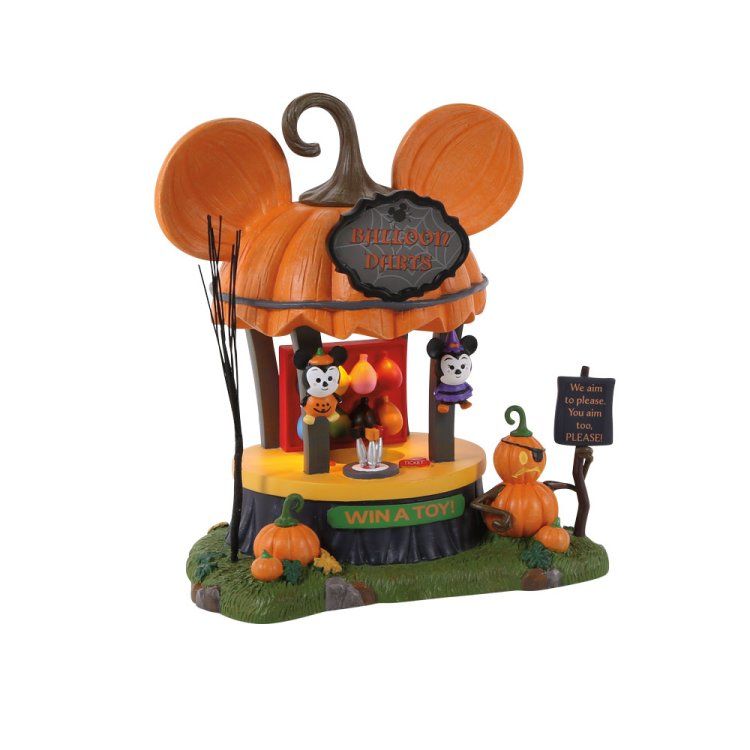 Balloon Darts Game - Disney Village by D56 6018443 pre order