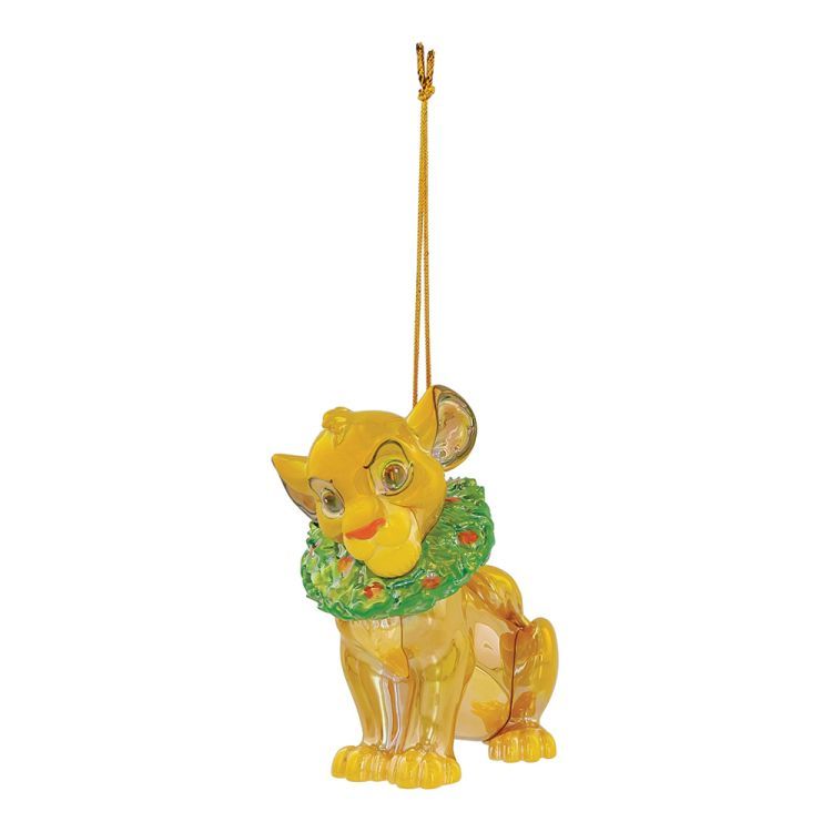 Simba met kranshangende ornament door afdeling 56 6019127 PRE ORDER