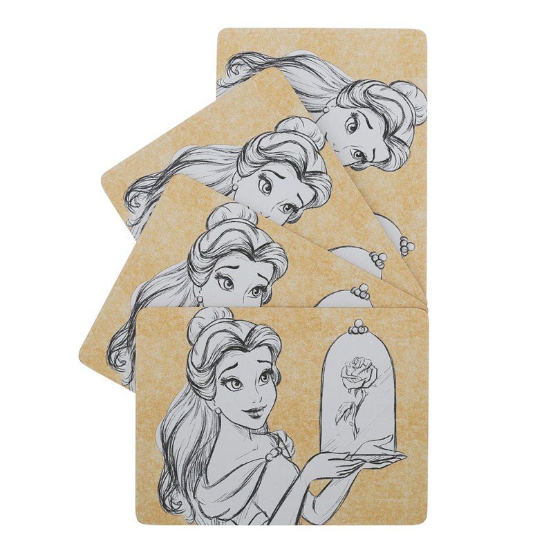 Een beauty and the beast handdoek in een doos