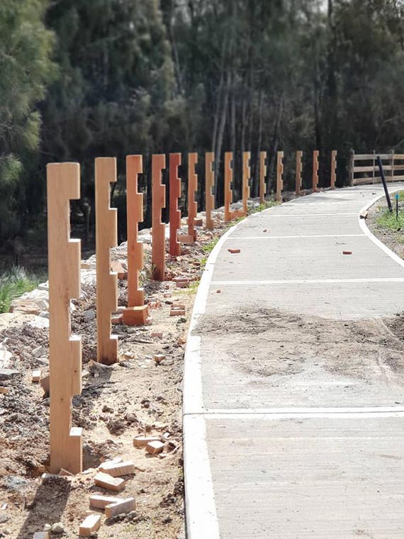 Rural Wood Fence — Fences in Aylmerton, NSW