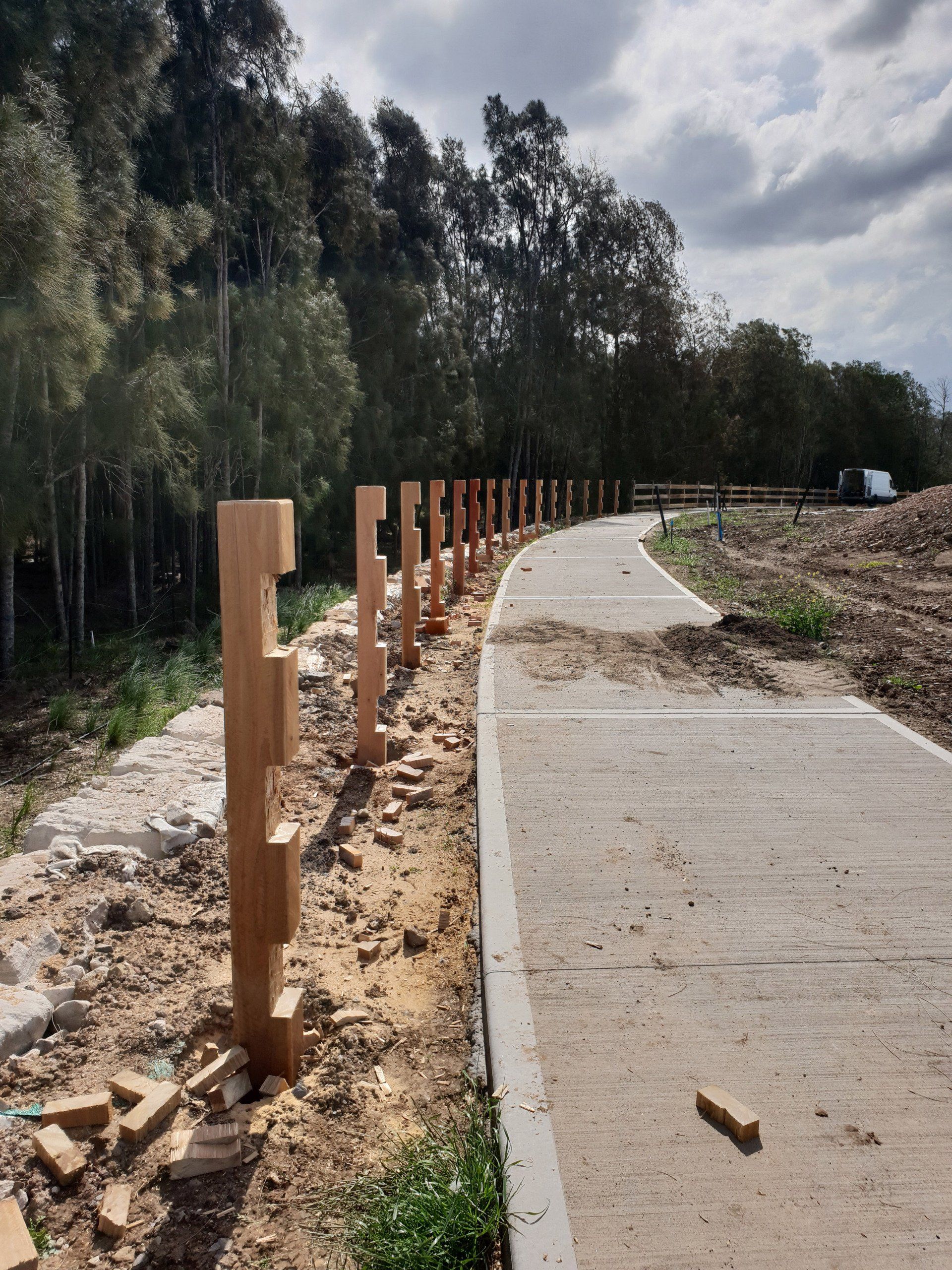 Wooden Fence 26 — Fences in Aylmerton, NSW