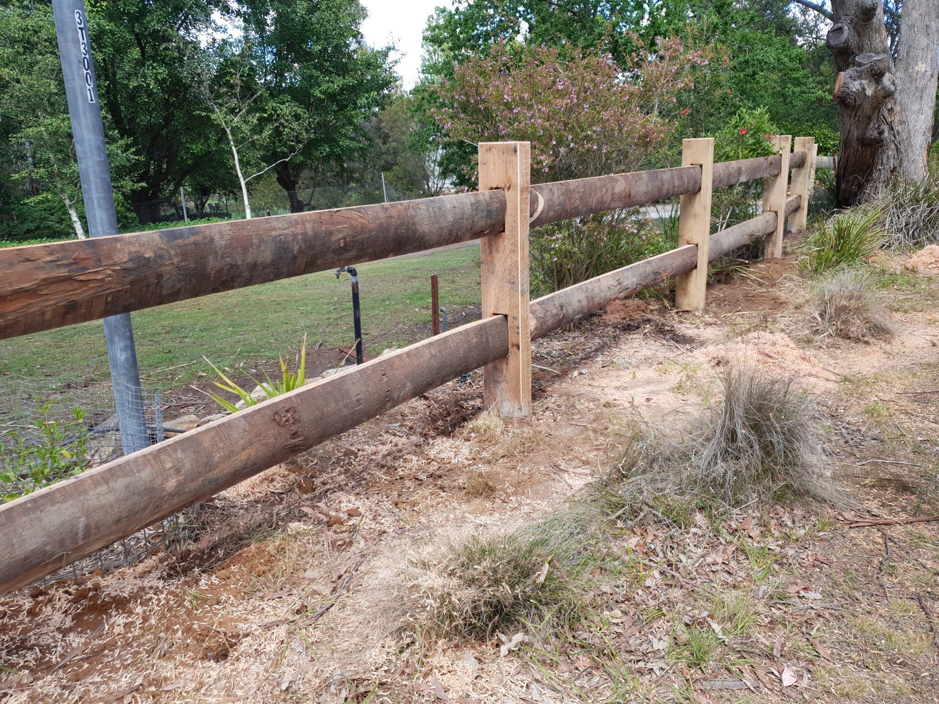 Wooden Fence 13 — Fences in Aylmerton, NSW
