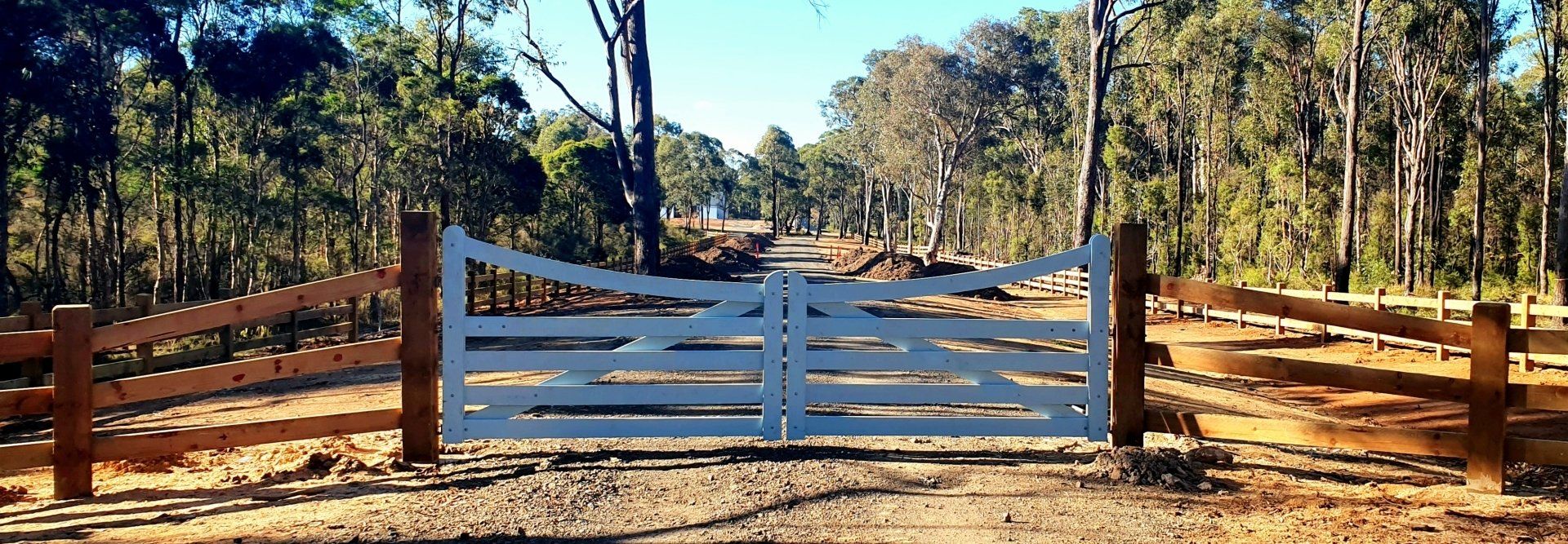 White Wooden Gates and Fences — Fences in Aylmerton, NSW
