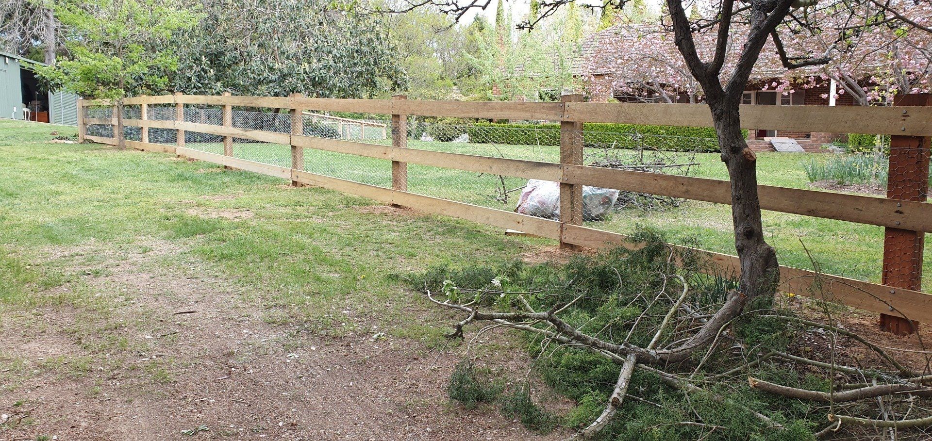 Wood Fence 5 — Fences in Aylmerton, NSW