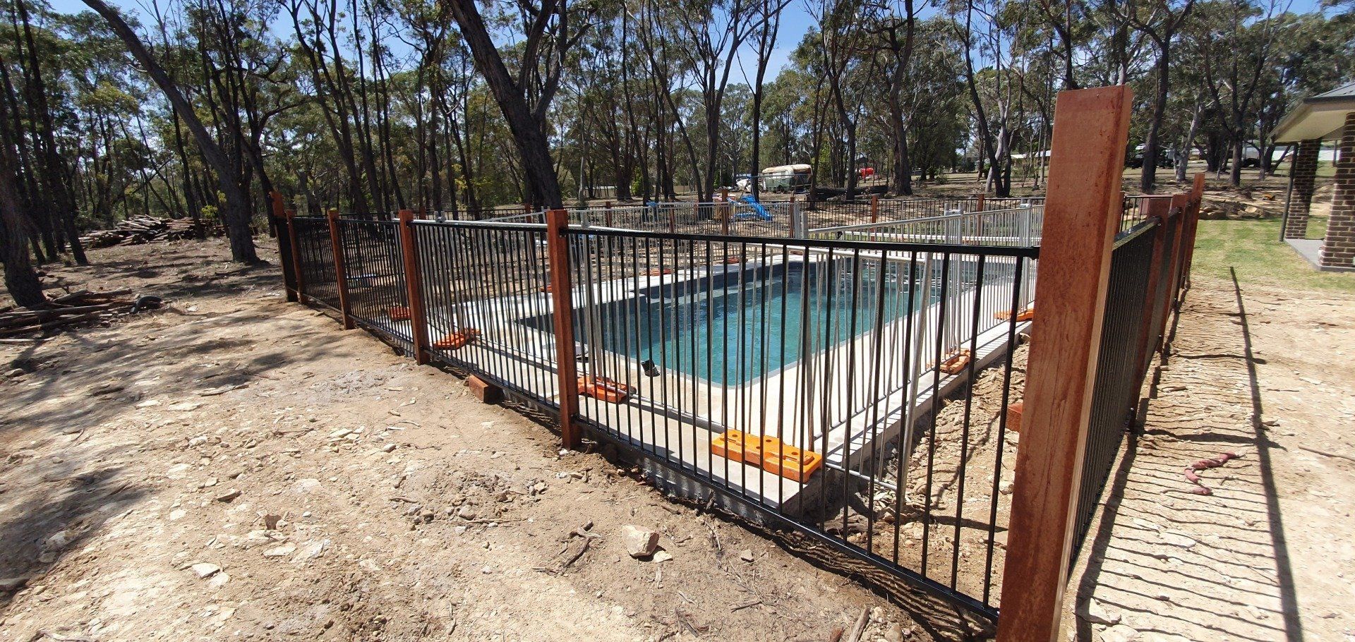 Metal Fences on the Pool 5 — Fences in Aylmerton, NSW