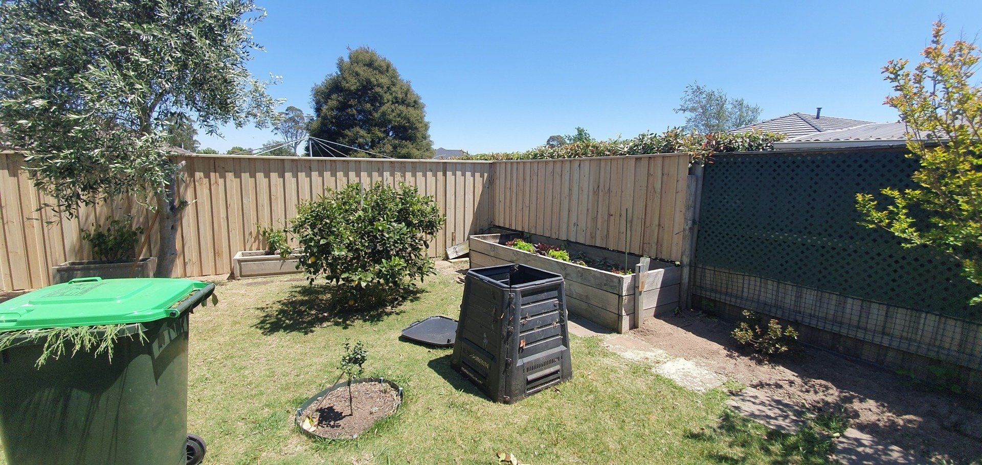 Wooden Fences in the Garden 2 — Fences in Aylmerton, NSW