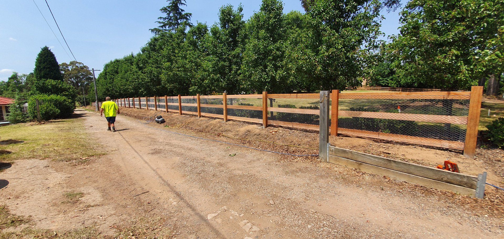 Wooden Railing 13 — Fences in Aylmerton, NSW