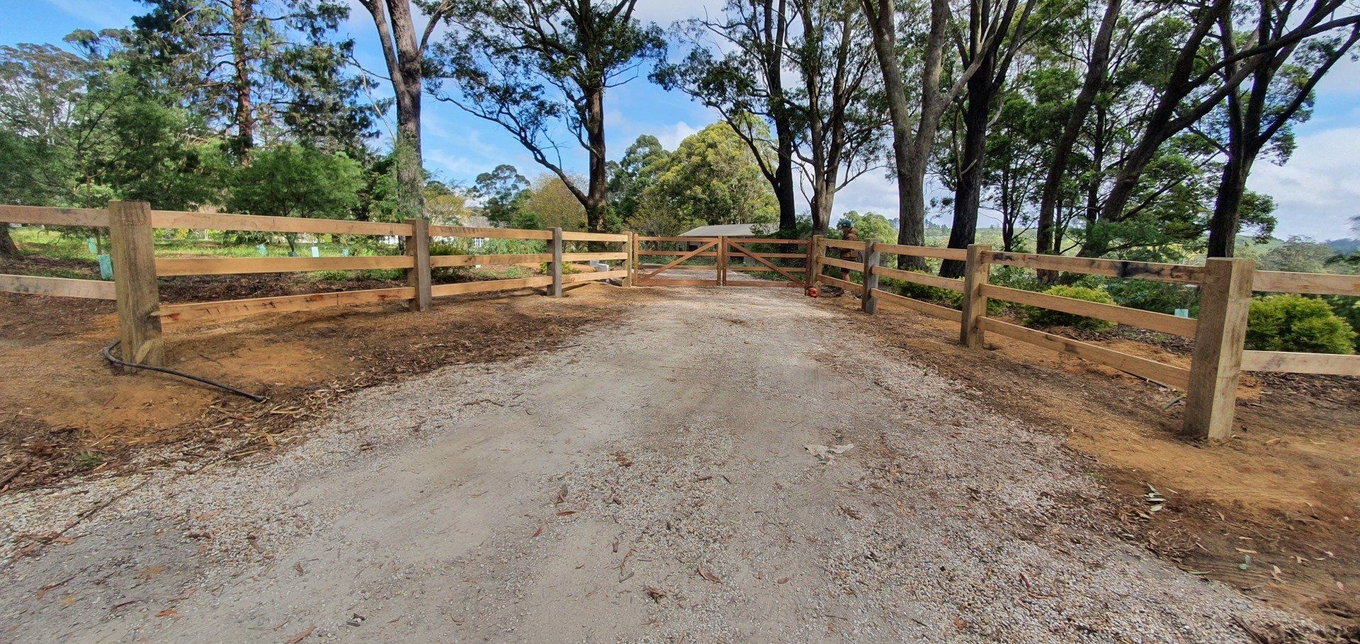 Wooden Railing 3 — Fences in Aylmerton, NSW