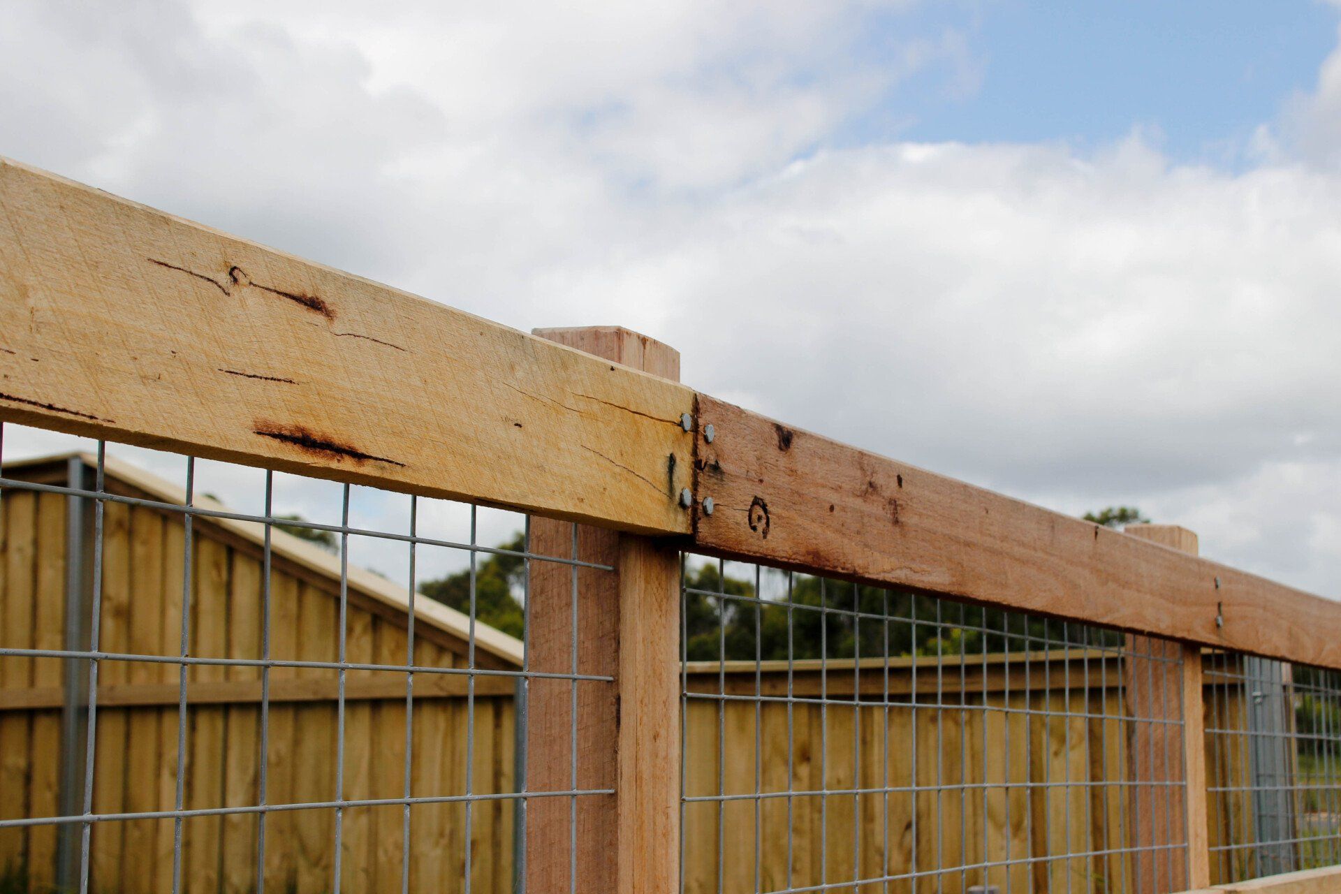 Closeup View of Timber Fence — Fences in Aylmerton, NSW