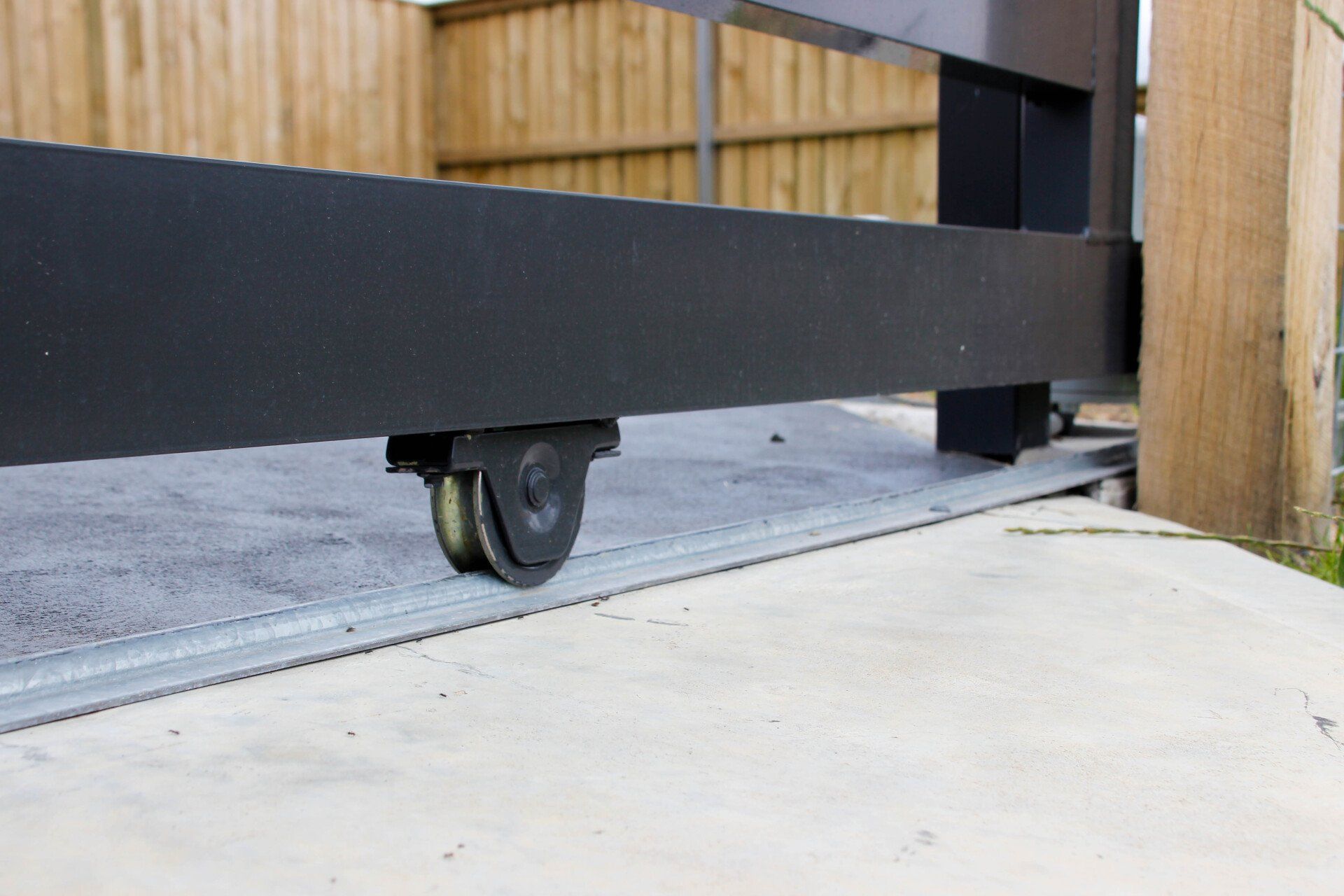 Wheel on Fence — Fences in Aylmerton, NSW