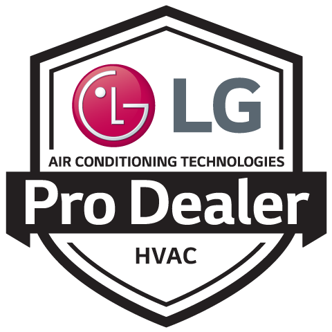 LG Air Conditioning Technologies Pro Dealer HVAC badge logo