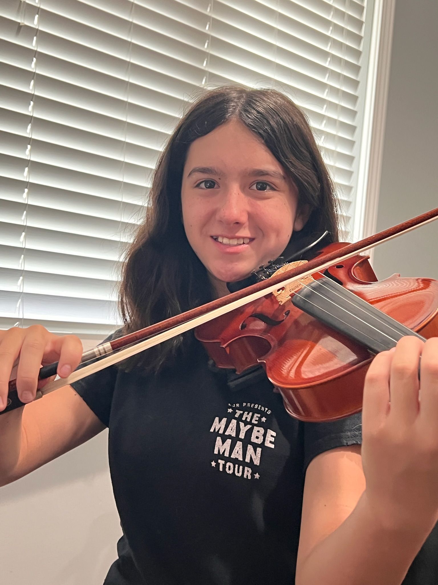 A Happy Kid Playing Violin — Carmel, IN — Carmel Music Academy