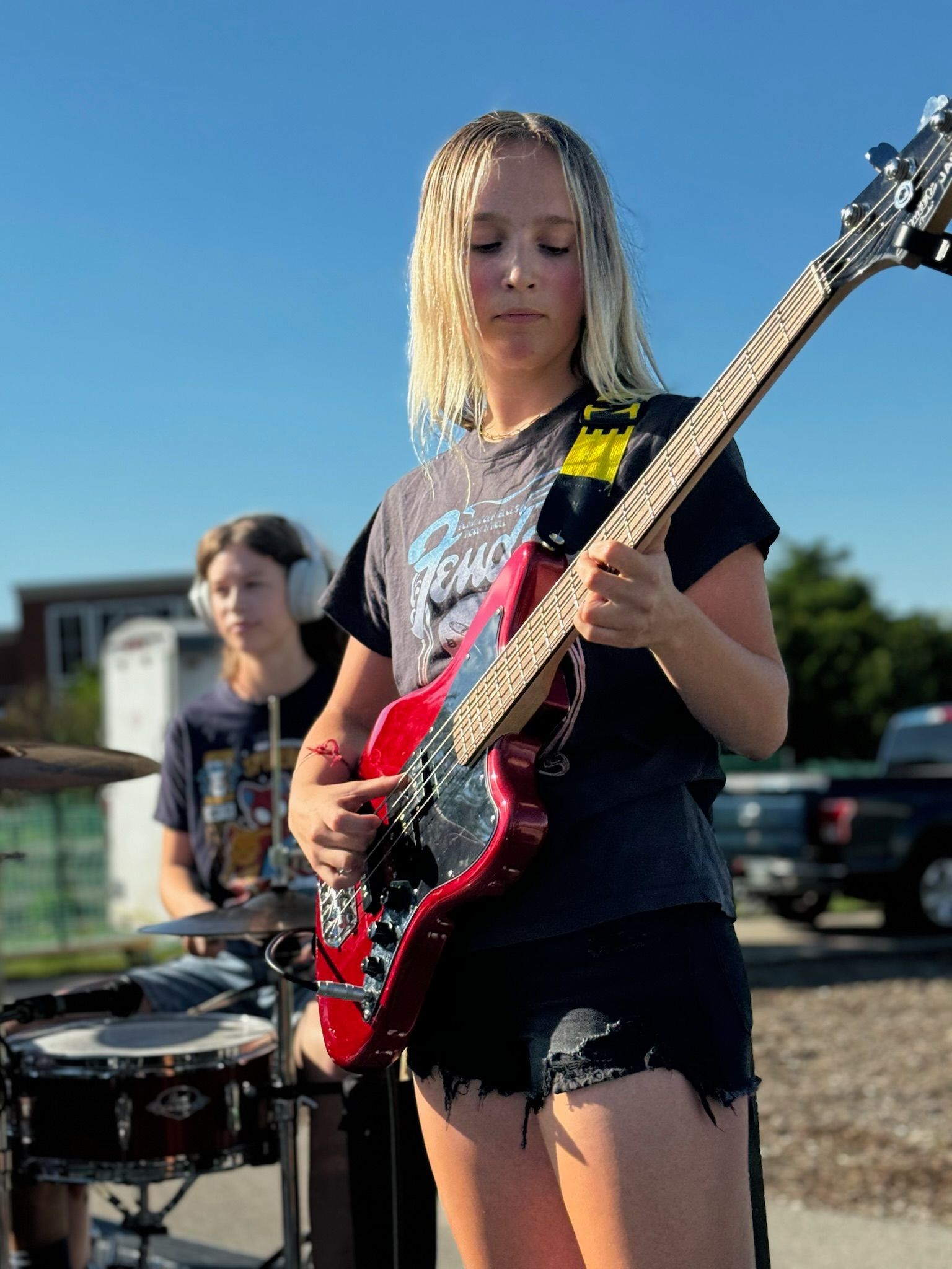 A Kid Learning To Play Guitar— Carmel, IN — Carmel Music Academy