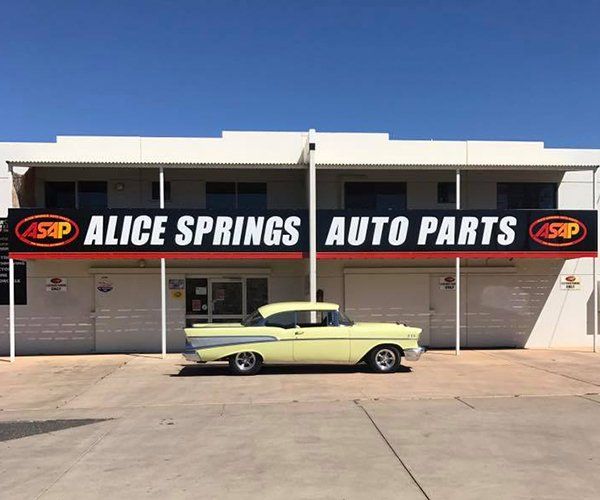 A Yellow Vintage Car — Alice Springs Auto Parts in Alice Springs NT