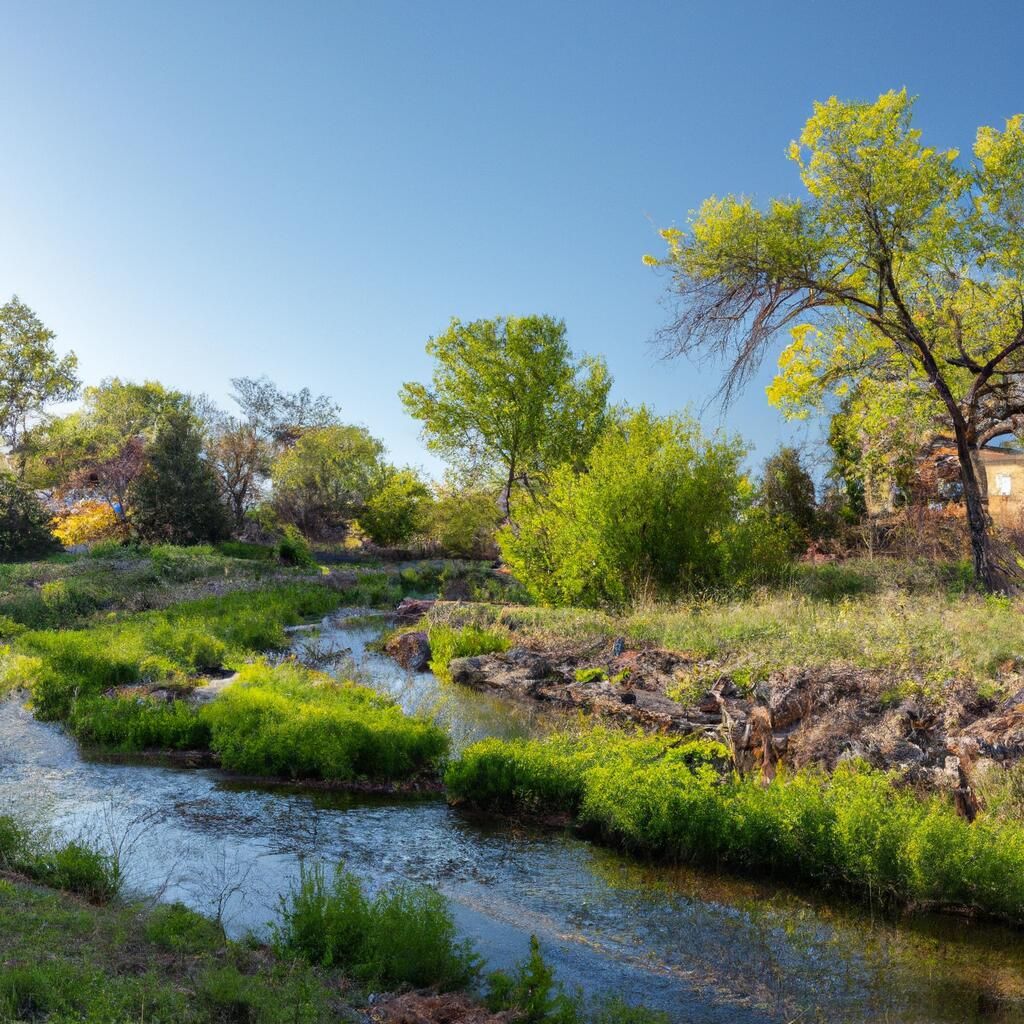 Creek running through the town of Westminster