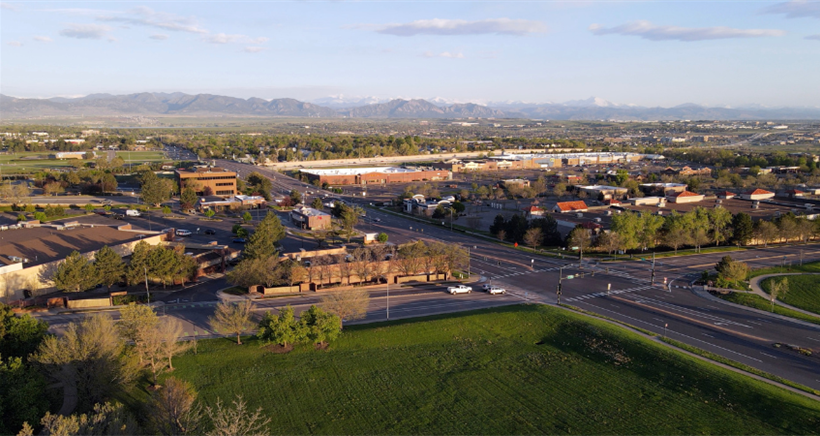 Aerial view of Westminster COlorado