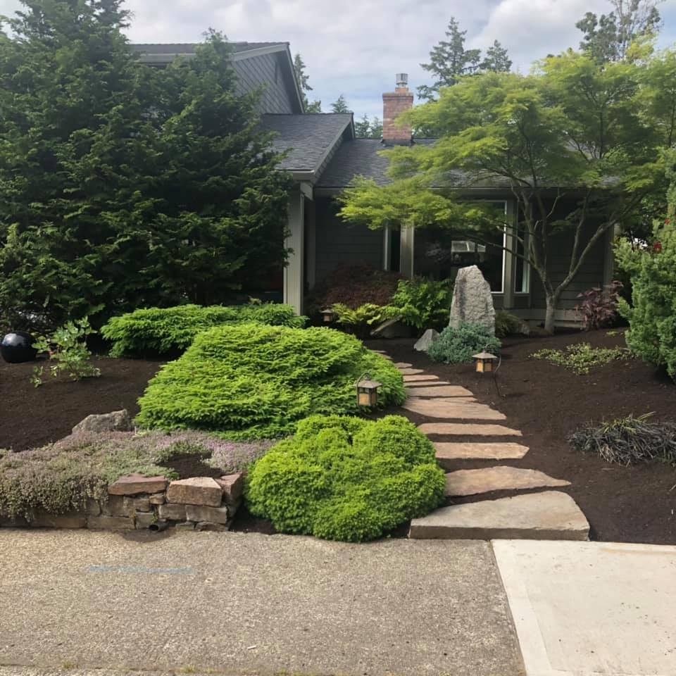 Front Yard Cleanup After — Monroe, WA — Noriega Landscaping