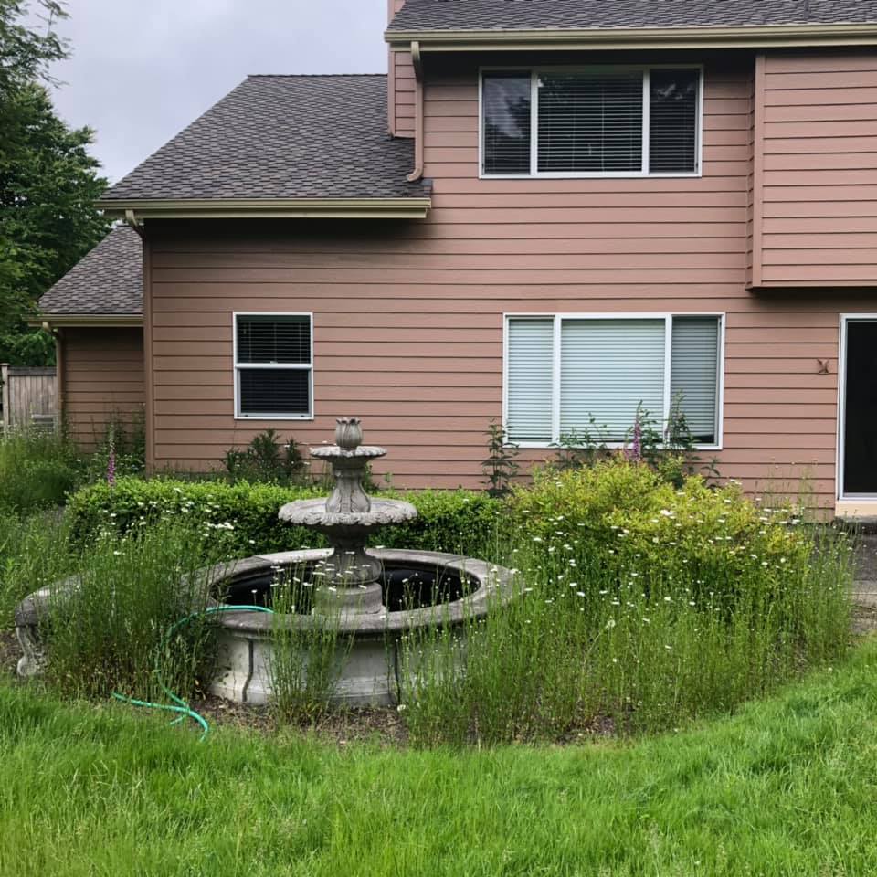 Garden Cleanup Before — Monroe, WA — Noriega Landscaping