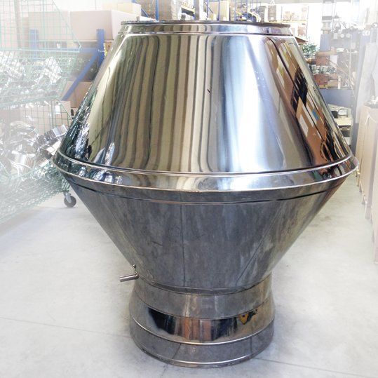 Elemento in acciaio INOX per canna fumaria