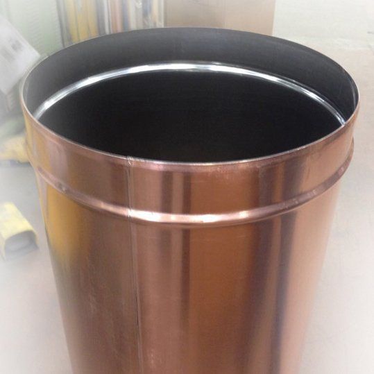 Canna fumaria in rame