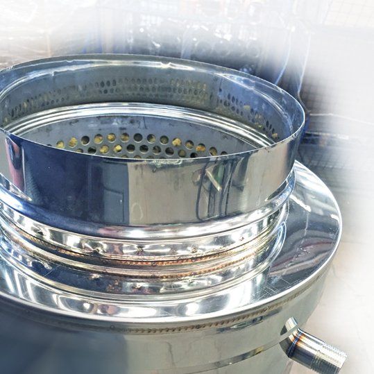 Elemento canna fumaria in acciaio