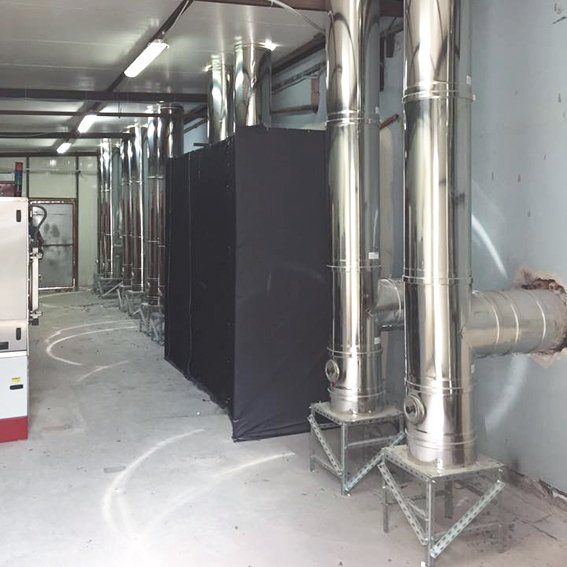 Canalizzazione fumi industriali