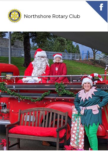 People In Santa Claus And Elf Costumes — Bothell, WA — Rotary Northshore