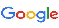 Google logo with blue, red, yellow, and green letters on a white background.