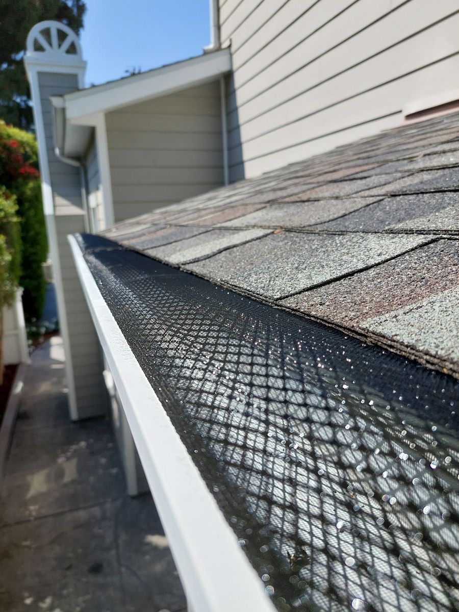 shingle roof gutter services
