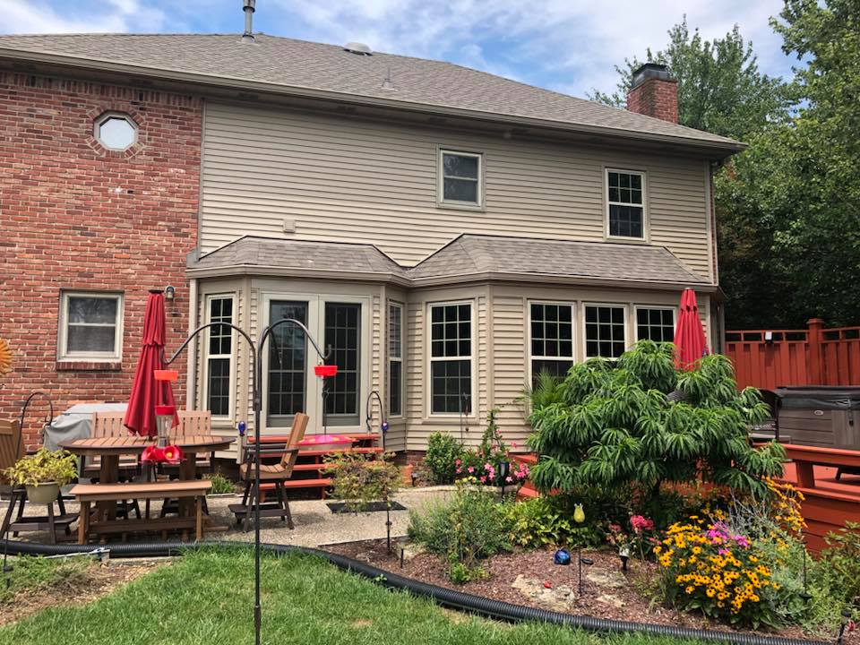 Rear of home that had all mengel services performed — Prospect, KY — Mengel Exteriors