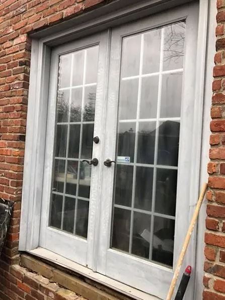 French door looks poor before — Prospect, KY — Mengel Exteriors