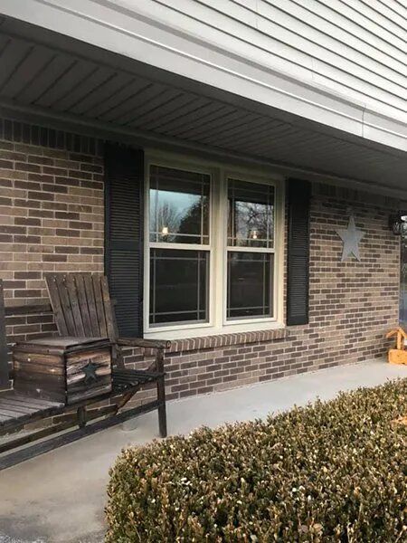 Prairie grids really accentuate these windows — Prospect, KY — Mengel Exteriors
