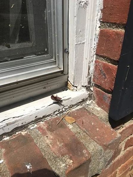 Aged brick mold that needs replacing — Prospect, KY — Mengel Exteriors