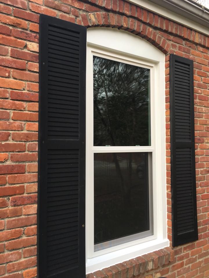 Black window shutter — Prospect, KY — Mengel Exteriors