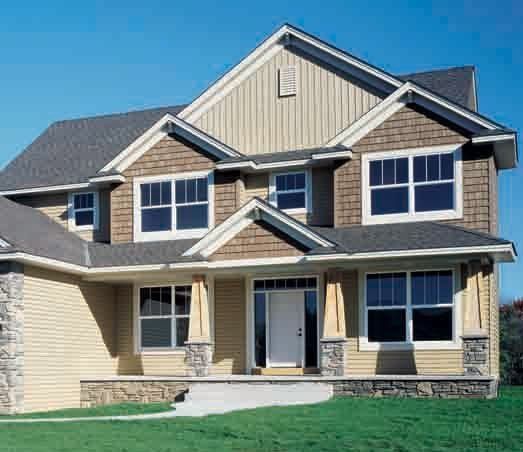 Modern brown house design — Prospect, KY — Mengel Exteriors