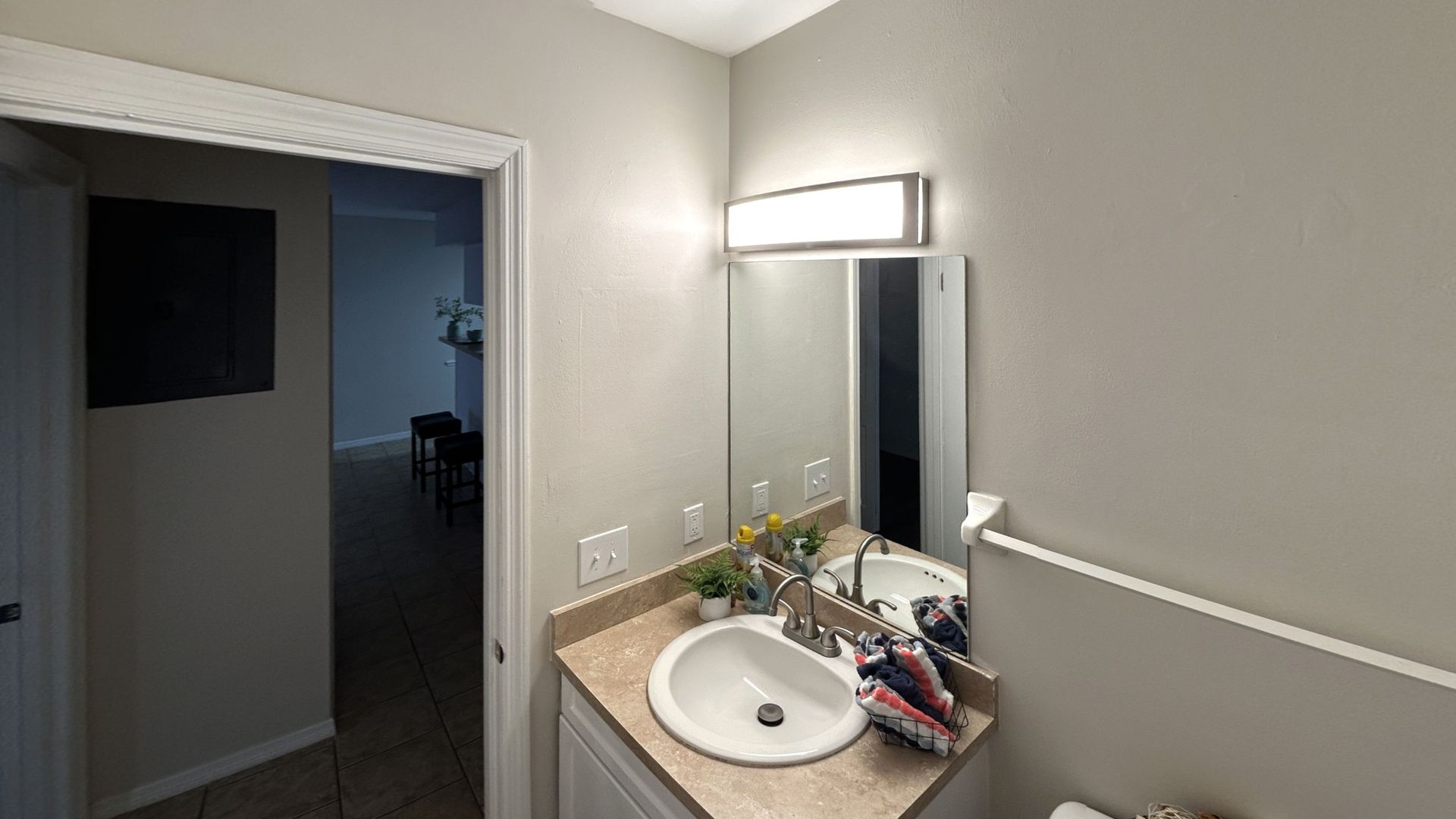 Bathroom at The Virginia in Tavares, FL.