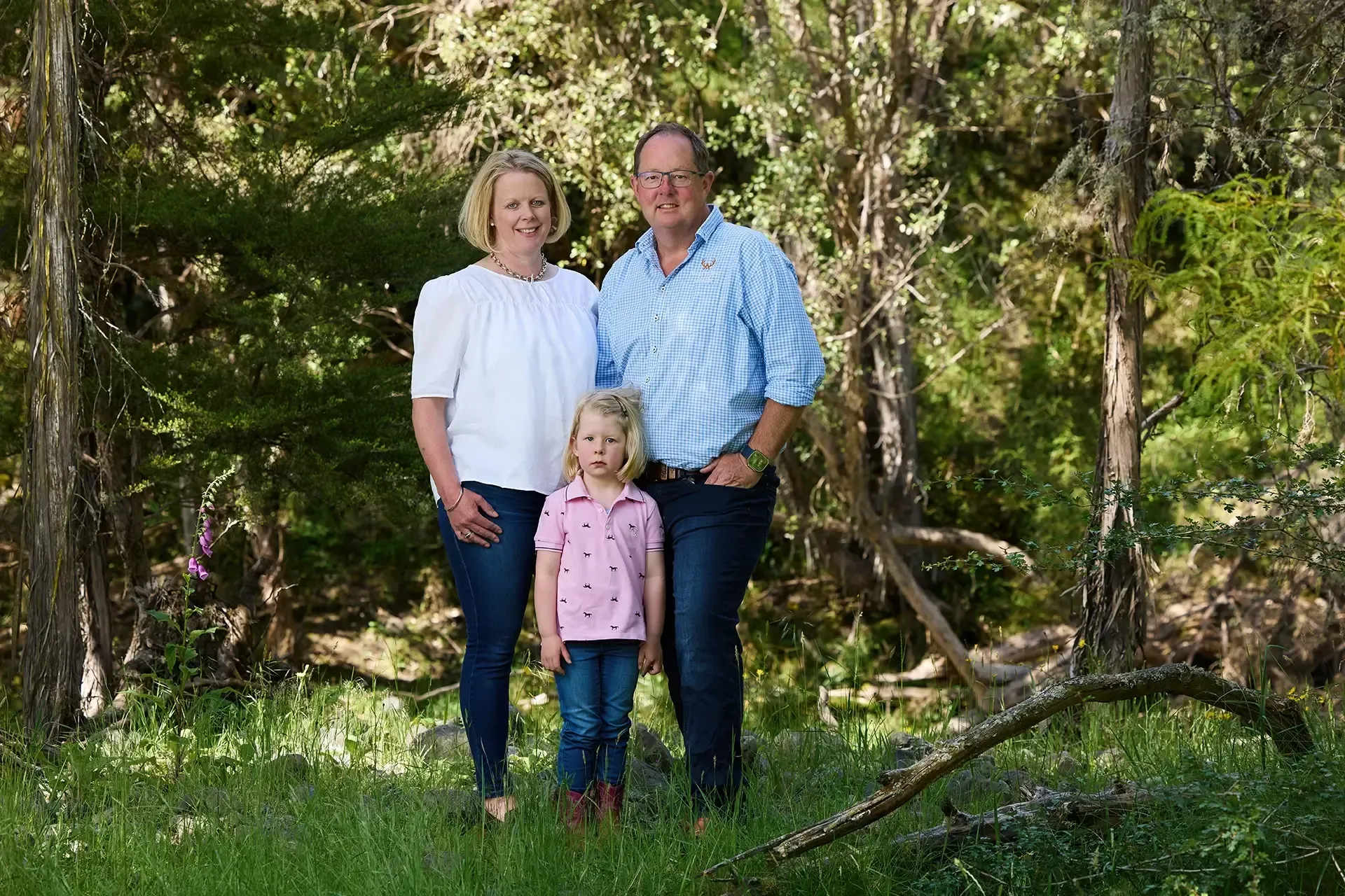 Darren and Family at the Avon Valley Lodge in Marlborough, New Zealand.