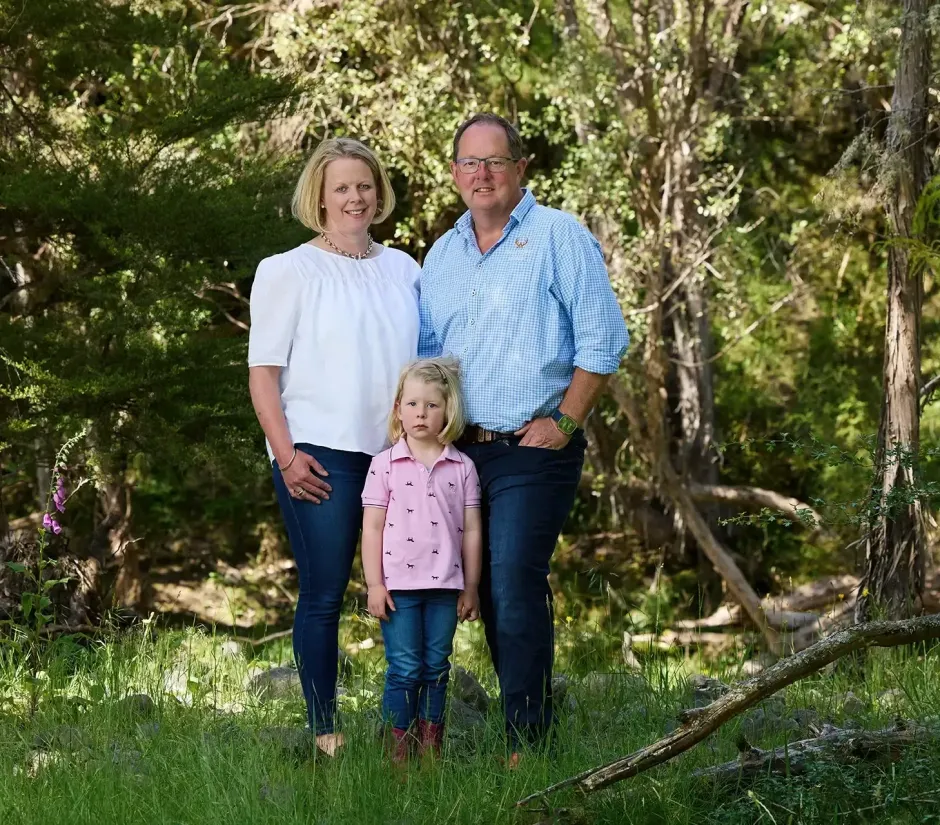 Darren and Family from the Avon Valley Lodge in Marlborough New Zealand.
