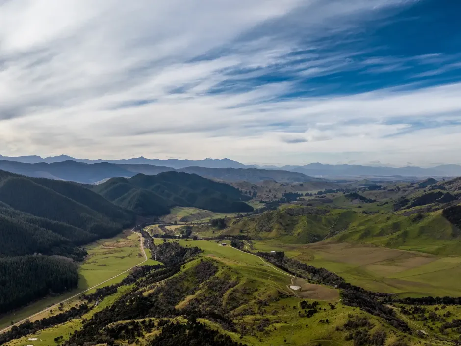 Breathtaking Views at Avon Valley Lodge in Marlborough, New Zealand.