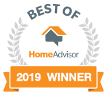It is a badge that says best of homeadvisor 2019 winner.